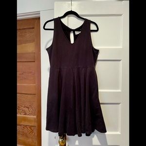 Anthropologie black dress with pockets